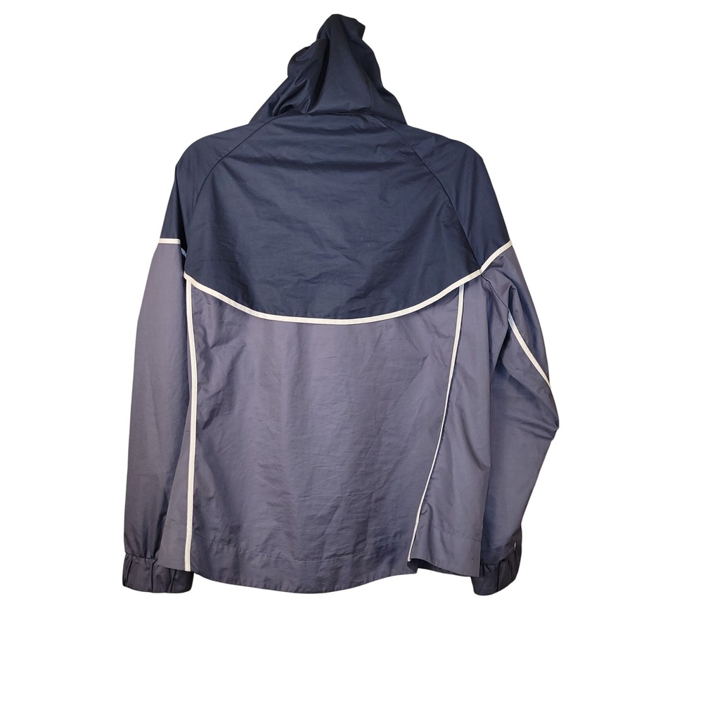 Nike Sportswear Windrunner Hooded Windbreaker Jacket Navy Blue Slate size L - Picture 4 of 8